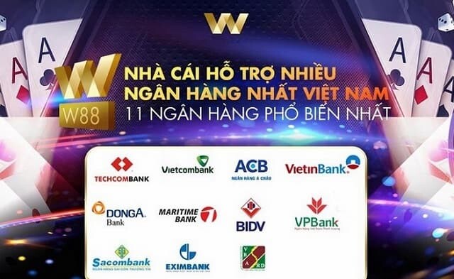 Các phương thức nạp tiền W88 phổ biến