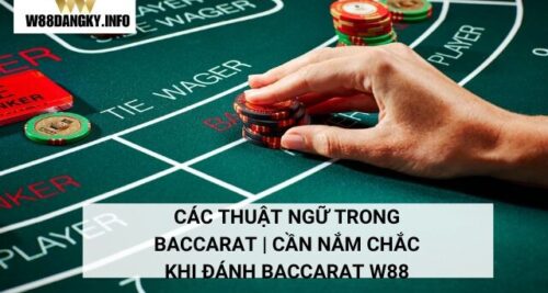 Các Thuật Ngữ Trong Baccarat | Cần Nắm Chắc Khi Đánh Baccarat W88