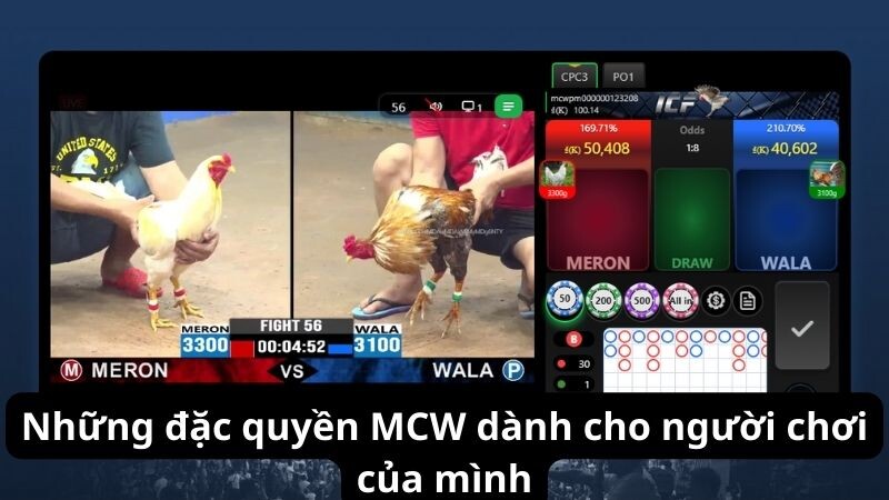 Những đặc quyền MCW dành cho người chơi của mình